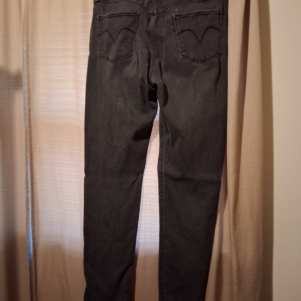 Signature by Levi Strauss Gray Straight Leg Jeans